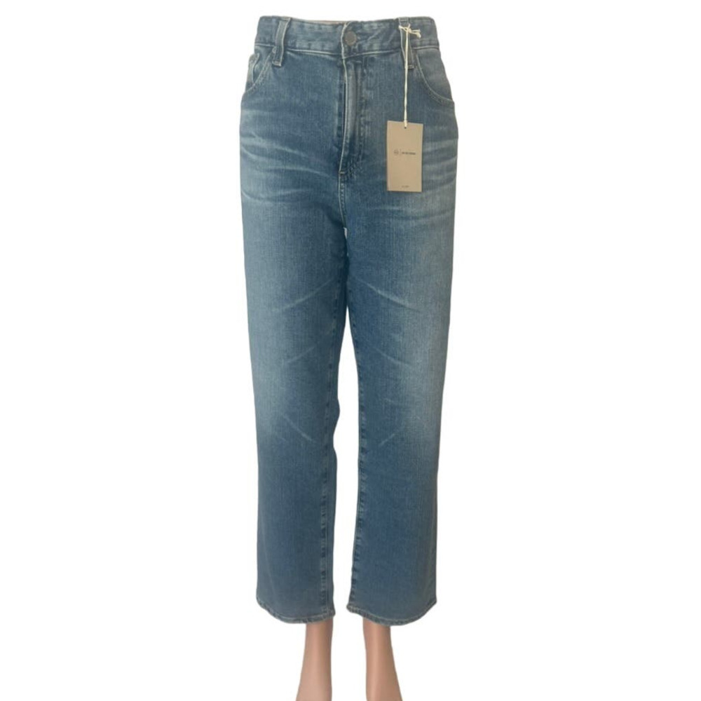 AG Adriano Goldschmied Saige High Rise Straight Leg Jeans - Picture 3 of 16